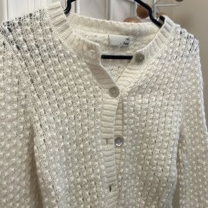 Aritzia Wilfred Free - Alpaca Blend Cardigan - Neutral - Small